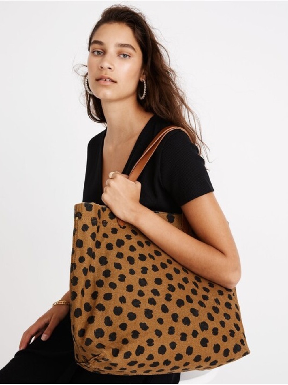 Madewell “The Canvas Transport Tote” in Painted Spots - Picture 3 of 10
